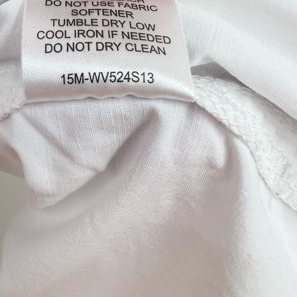 Men's White Guide Series Shirt Button Front Short Sleeve Size XL - Picture 8 of 8